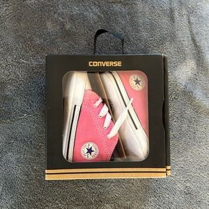 Pink baby converse